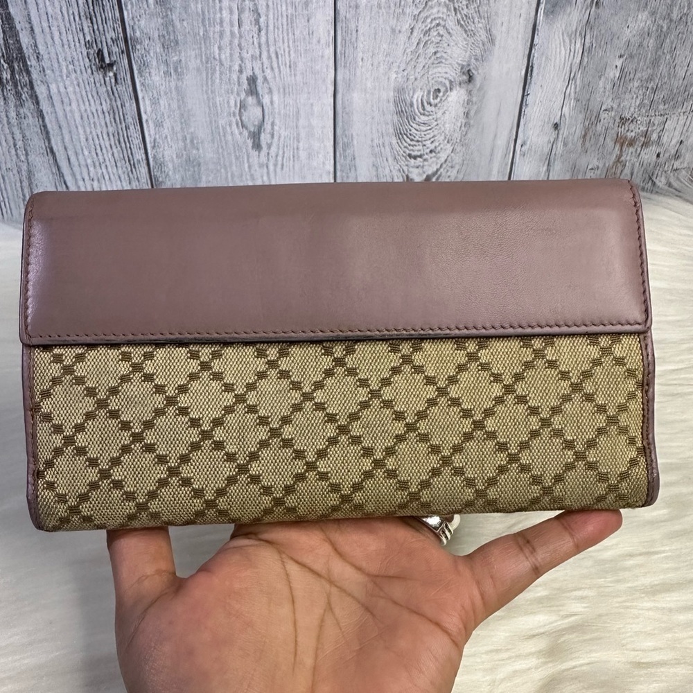 GUCCI heart plate long wallet - Picture 4 of 14